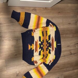 Free People Multicolor Off-the-Shoulder Sweater -